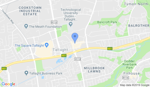 Newcastle Karate School location Map